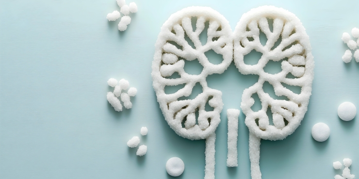 Symbolbild, Nieren modellhaft aus Zucker