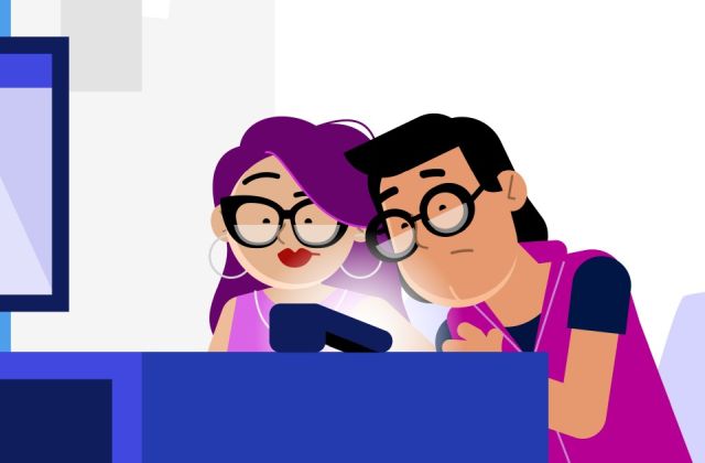 Still aus dem Animationsfilm „Die verflixten Touchscreens“