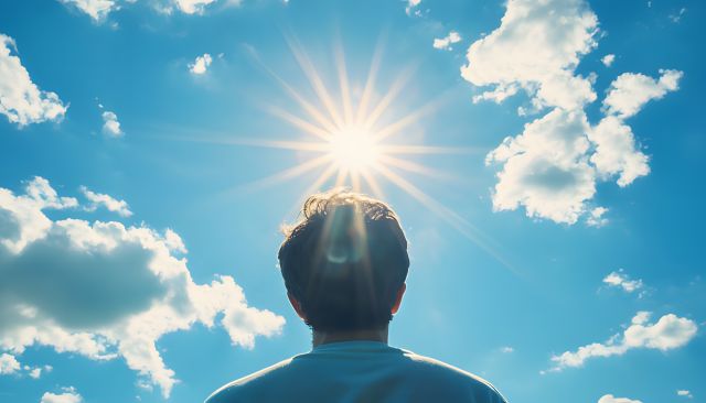 Symbolbild UV-Strahlung der Sonne