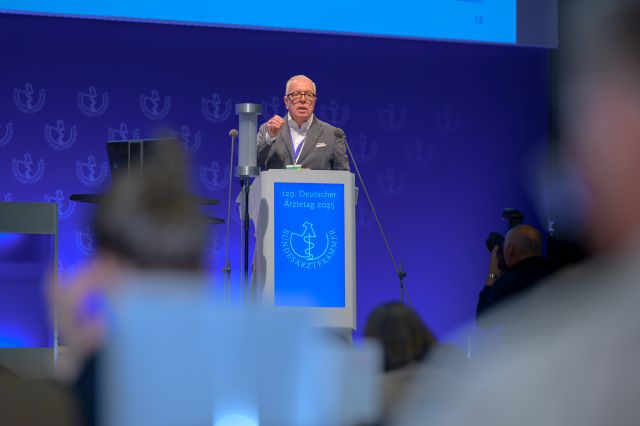 BÄK-Präsident Dr. Klaus Reinhardt fordert eine sichere und praktikable ePA. (Foto: Bundesärztekammer/Pressestelle)
