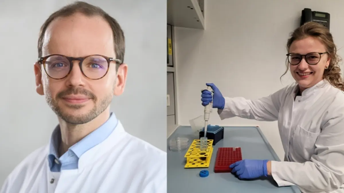 Priv.-Doz. Dr. med. Dr. med. univ. Florian P. Reiter MHBA (l.), Oberarzt, Universitätsklinikum Würzburg und Julia Schneider (r.),