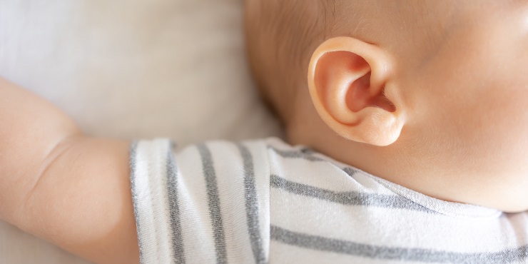 Ohr eines Babys