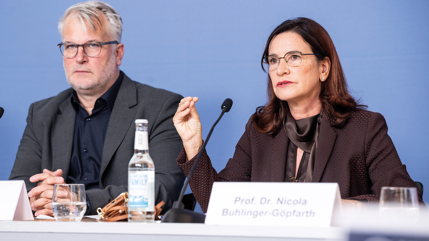 Die Bundesvorsitzenden des Hausärztinnen- und Hausärzteverbandes, Prof. Nicola Buhlinger-Göpfarth und Dr. Markus Beier